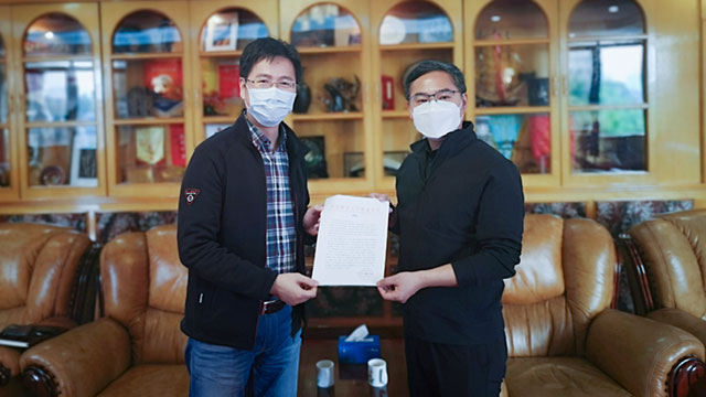 抗疫保學，彰顯央企擔當，奧威亞喜獲華師大附中感謝信
